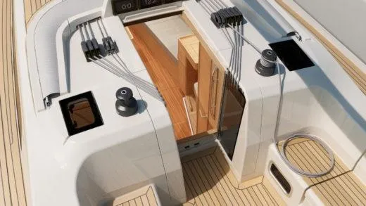 Slide: The Image of Halyards Lead Under Deck - 5