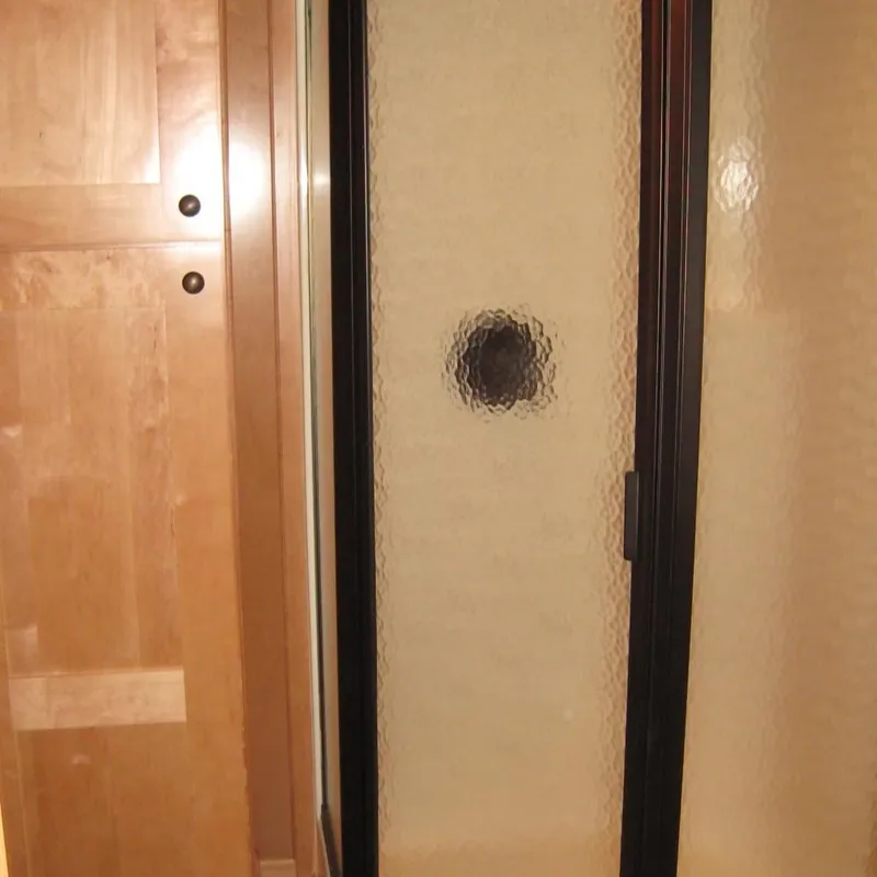 Slide: The Image of Shower door and wooden cabinet in 2009 Sumerset Summer Breeze Trip15. - 10