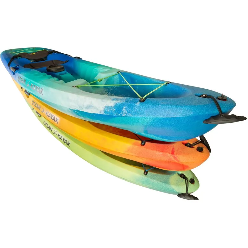 Slide: The Image of 2023 Ocean Kayak Malibu 11.5 in vibrant colors stacked together. - 25