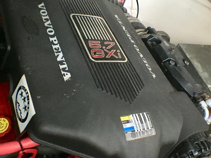 Slide: The Image of A Volvo Penta 5.7 GXI engine in a 2003 Chaparral Signature 320 boat. - 19