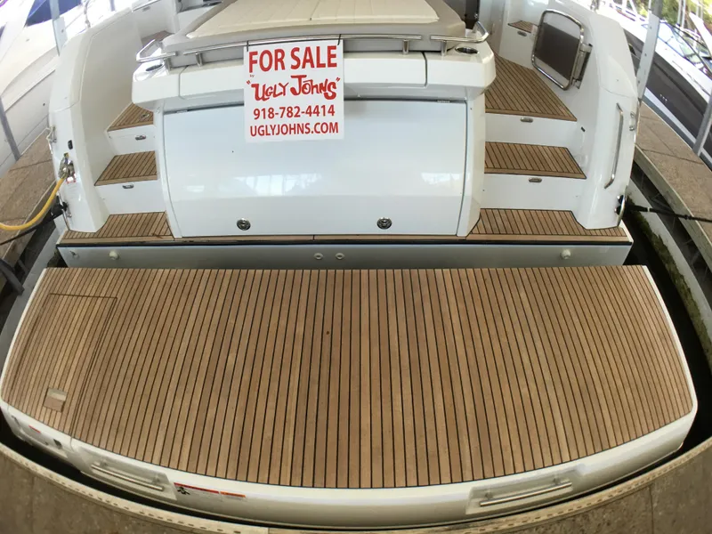 Slide: The Image of 2017 Jeanneau Leader 46 yacht for sale, wooden deck. - 12