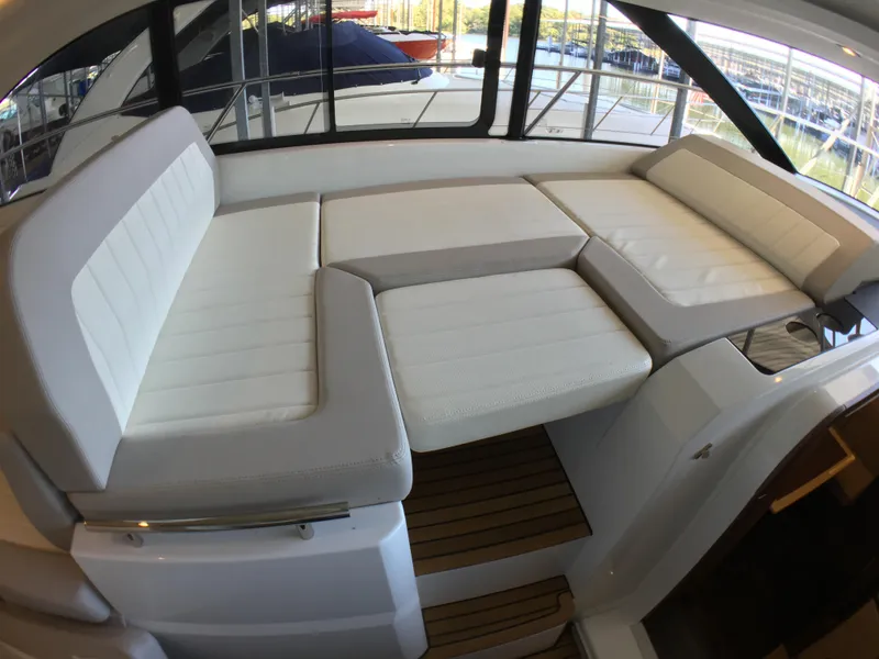 Slide: The Image of Luxurious seating area on Jeanneau Leader 46 yacht, 2017 model. - 21