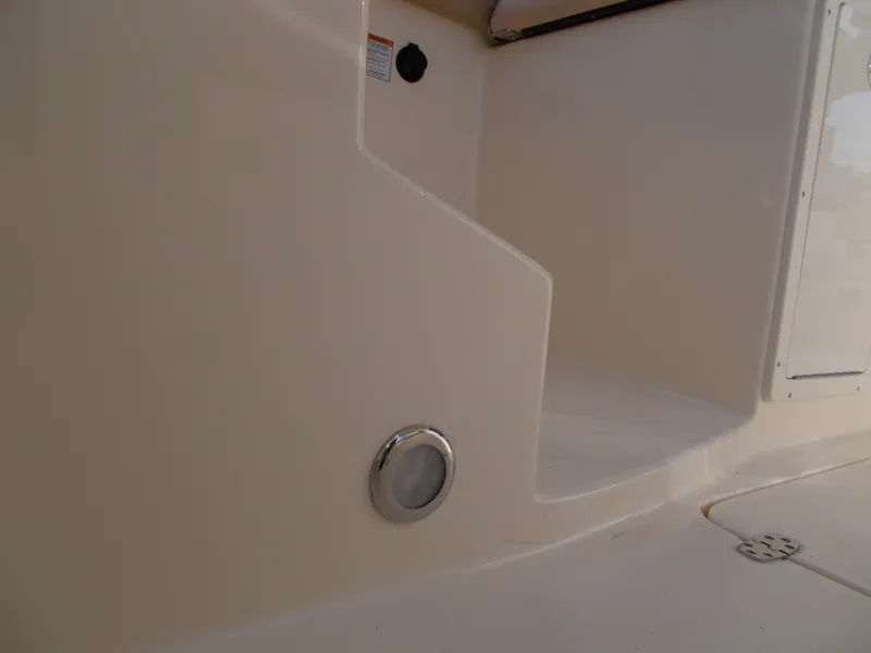 Slide: The Image of Interior view of Scout 255 Dorado 2026 boat steps. - 9
