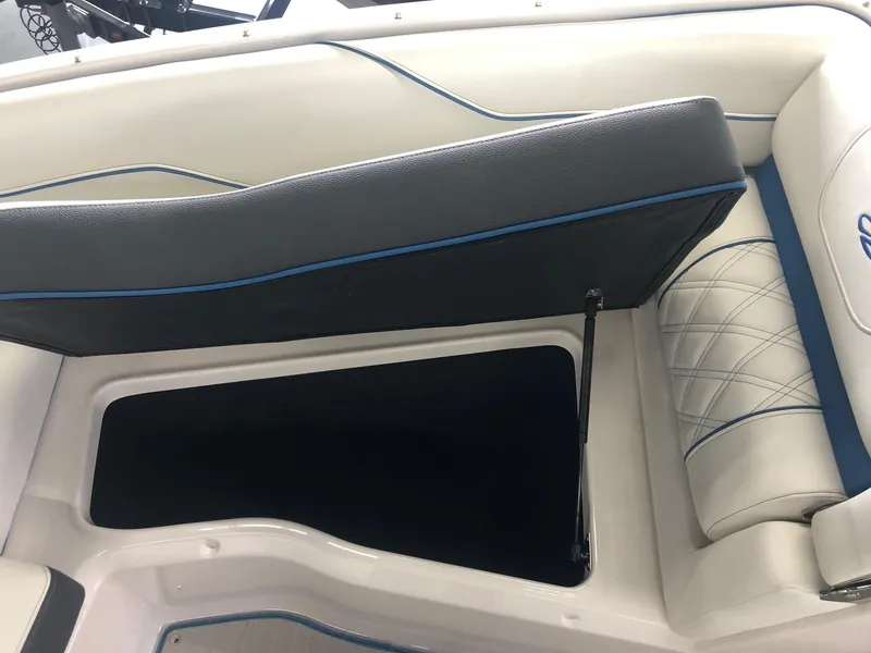Slide: The Image of Interior of 2020 Regal LS4 with seating and storage compartment. - 40