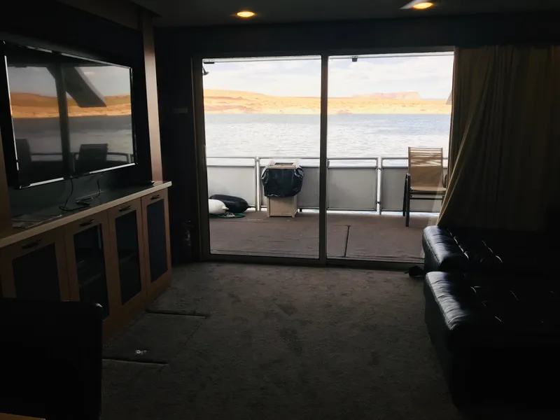 Slide: The Image of Interior of 2014 Bravada Imagination Trip 11 houseboat with lake view. - 22