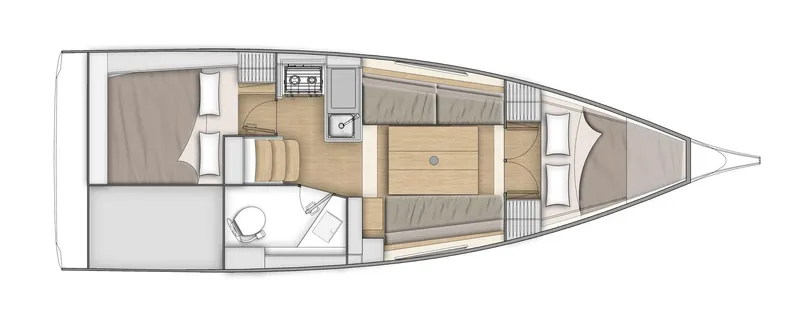 Slide: The Image of 2020 Beneteau Oceanis 30.1 - Layout - 16