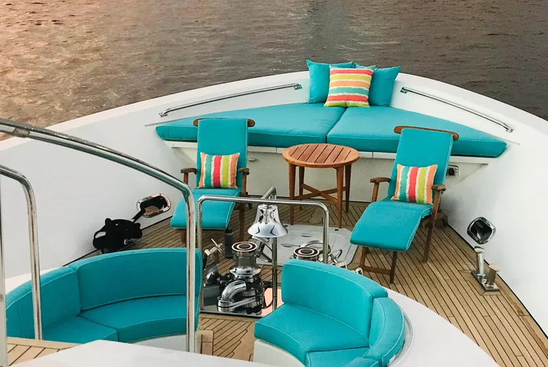 Slide: The Image of 130 Westport "Relentless" Fore Deck - 5