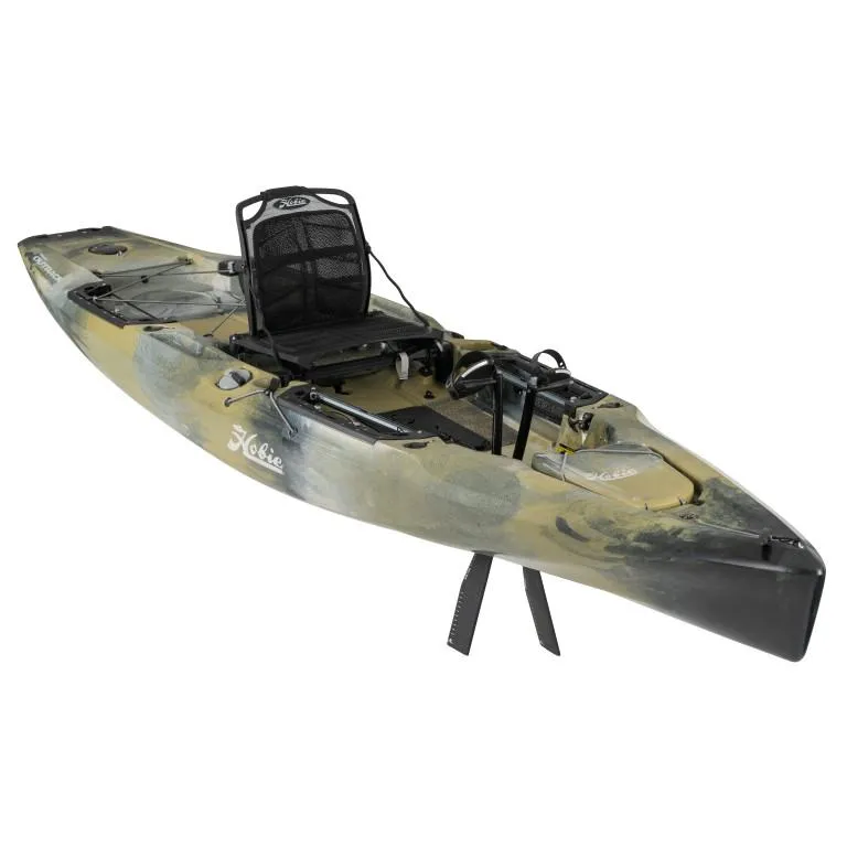 Slide: The Image of 2023 Hobie Outback kayak with adjustable seat and pedal drive system. - 11