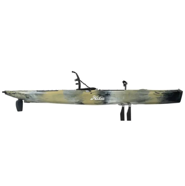 Slide: The Image of 2023 Hobie Outback kayak in camouflage design. - 22