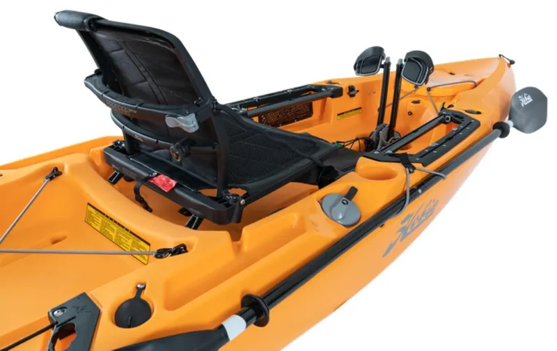 Slide: The Image of 2023 Hobie Outback kayak with adjustable seat and pedal drive system. - 24