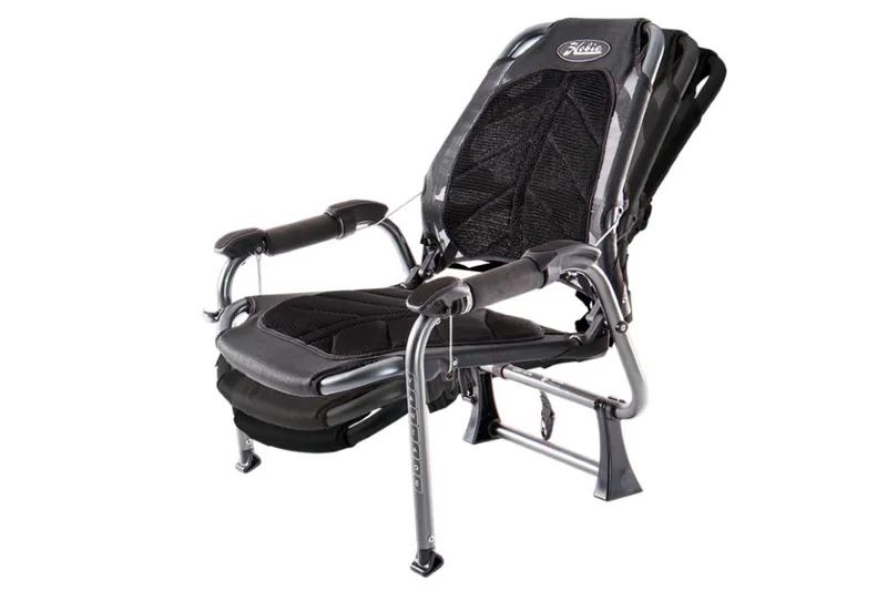 Slide: The Image of 2022 Hobie Mirage Oasis kayak seat with adjustable backrest and armrests. - 18