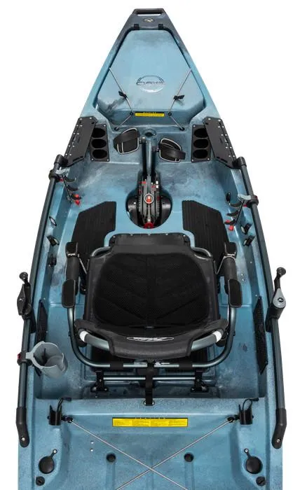 Slide: The Image of 2023 Hobie Mirage Pro Angler 14 kayak with 360 Drive Technology, top view. - 11