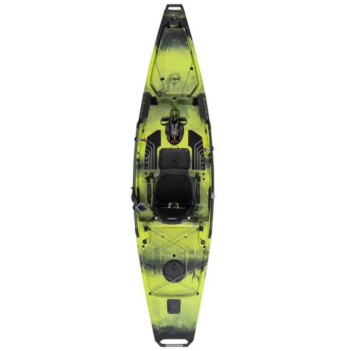 Slide: The Image of 2023 Hobie Mirage Pro Angler 14 kayak with 360 Drive Technology, top view. - 9