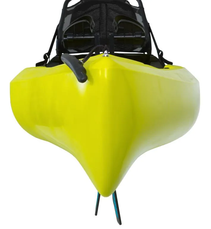 Slide: The Image of 2023 Hobie Compass kayak, front view, yellow hull. - 14