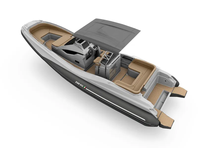 The Image of 2025 Zar Formenti 95 SL luxury boat with sleek design and spacious seating. - 0