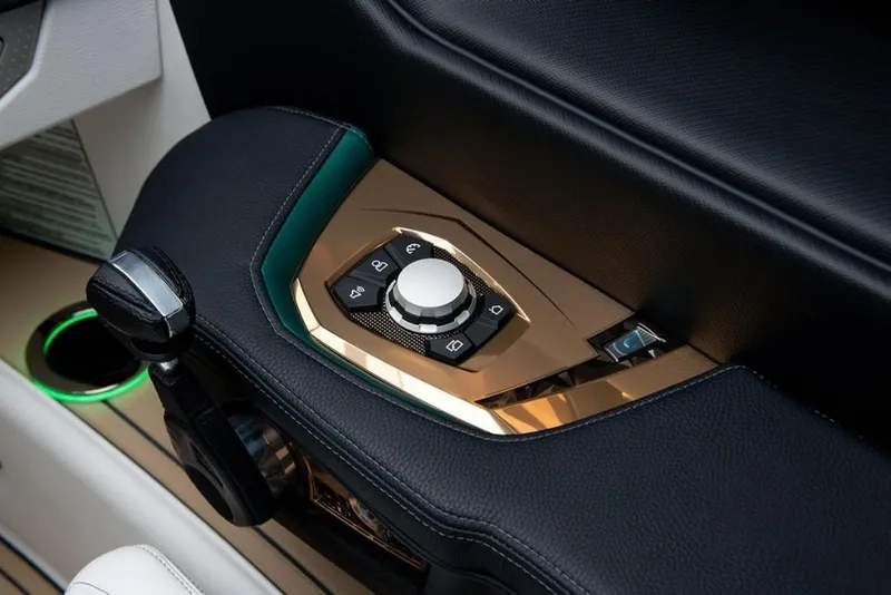 Slide: The Image of Control panel of 2023 Nautique Super Air Nautique G23 Paragon boat. - 18