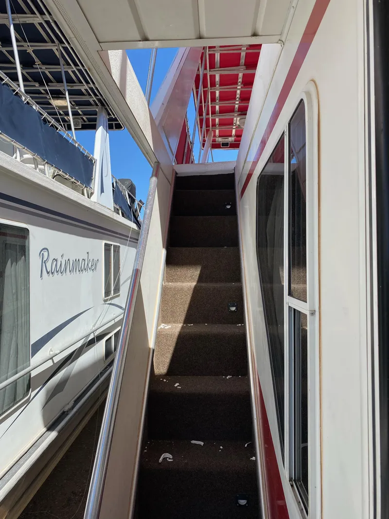 Slide: The Image of Staircase on 2003 Stardust Cruisers Red Rock Retreat Week 26 houseboat. - 29