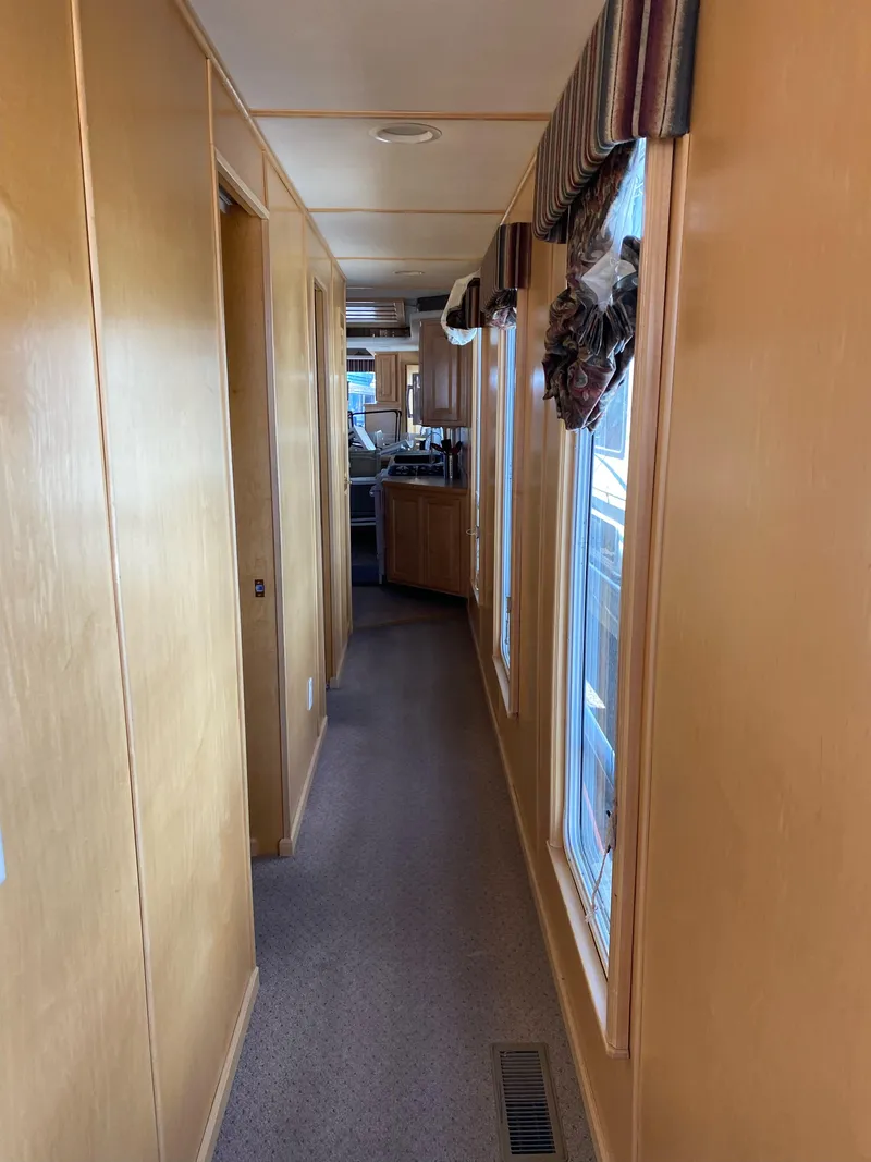 Slide: The Image of Interior hallway of 2003 Stardust Cruisers Red Rock Retreat Week 26 houseboat. - 9