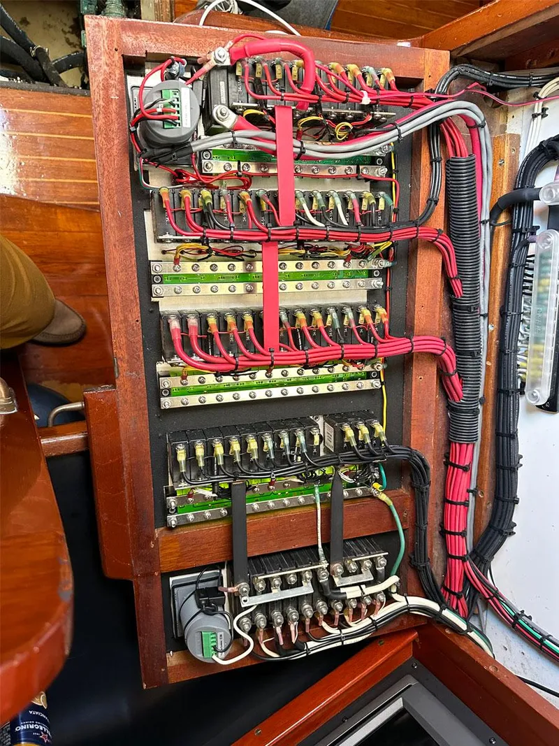 Slide: The Image of Recent Professional Electrical Panel Wiring - 42