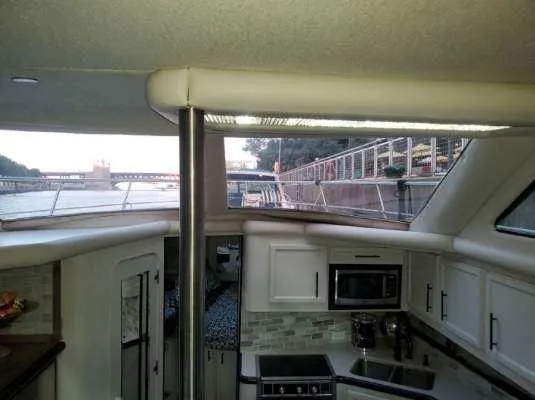 Slide: The Image of Interior view of 1991 Cruisers Yachts 3850 Aft Cabin. - 20