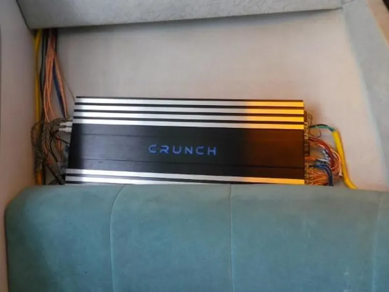 Slide: The Image of Crunch amplifier installed in a 1992 Formula Boats 27 model. - 11