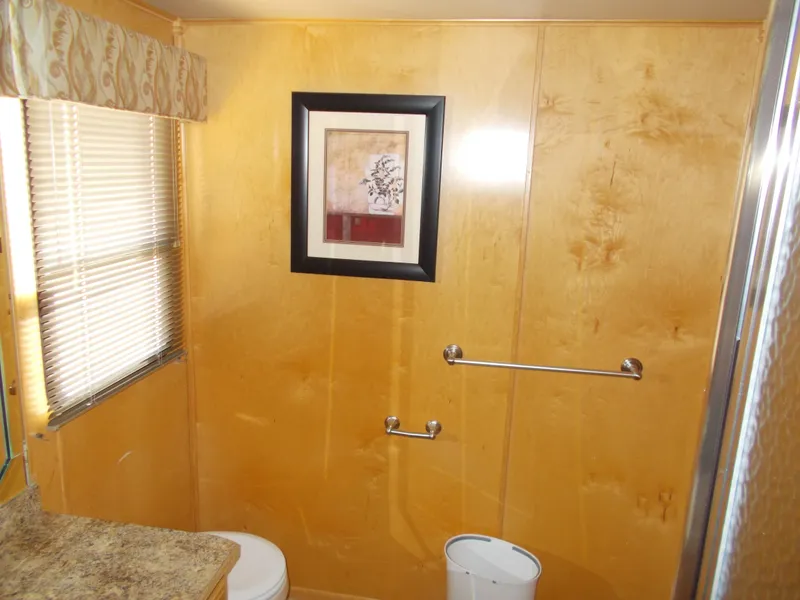 Slide: The Image of Bathroom interior of 2006 American Waterways Sapphire Skies 1/10 Ownership houseboat. - 11