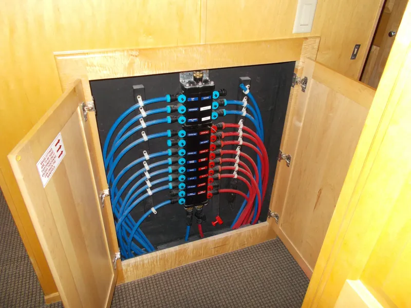 Slide: The Image of Plumbing system inside American Waterways Sapphire Skies 1/10 Ownership, 2006 model. - 15