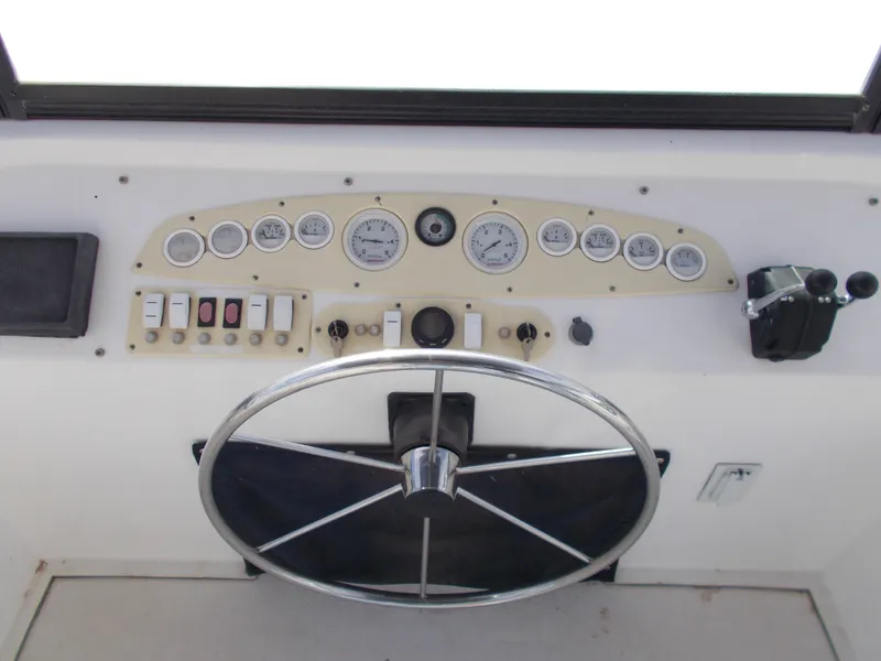 Slide: The Image of Boat control panel of 2006 American Waterways Sapphire Skies 1/10 Ownership. - 24