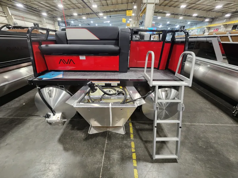 Slide: The Image of Avalon "Scarlet Shadow" Venture Cruise Rear Bench - 17 FT (16' Deck) 2027 - 3