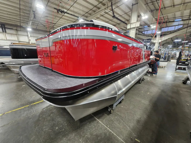Slide: The Image of Avalon "Scarlet Shadow" Venture Cruise Rear Bench - 17 FT (16' Deck) 2027 - 7