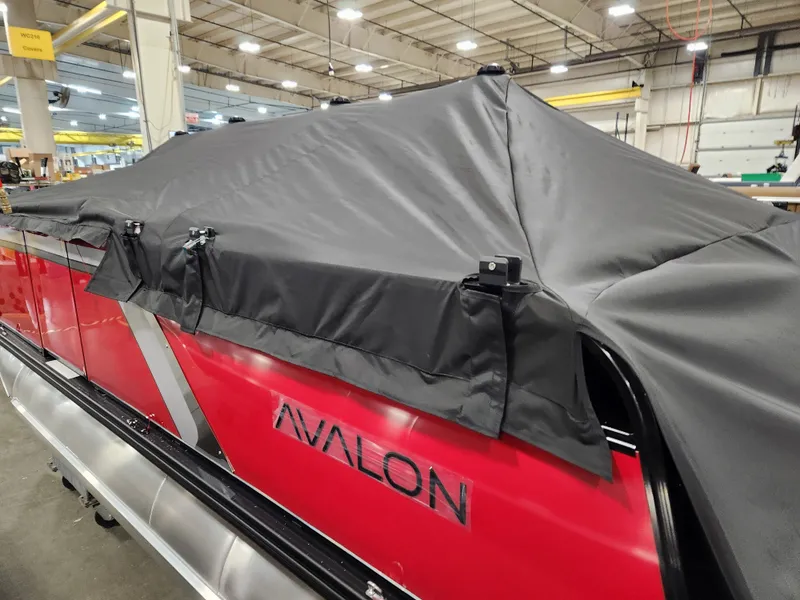 Slide: The Image of Avalon "Scarlet Shadow" Venture Cruise Rear Bench - 17 FT (16' Deck) 2027 - 5