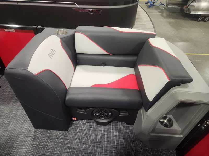 Slide: The Image of Avalon "Scarlet Shadow" Venture Cruise Rear Bench - 17 FT (16' Deck) 2027 - 11