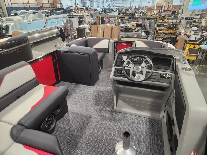 Slide: The Image of Avalon "Scarlet Shadow" Venture Cruise Rear Bench - 17 FT (16' Deck) 2027 - 9