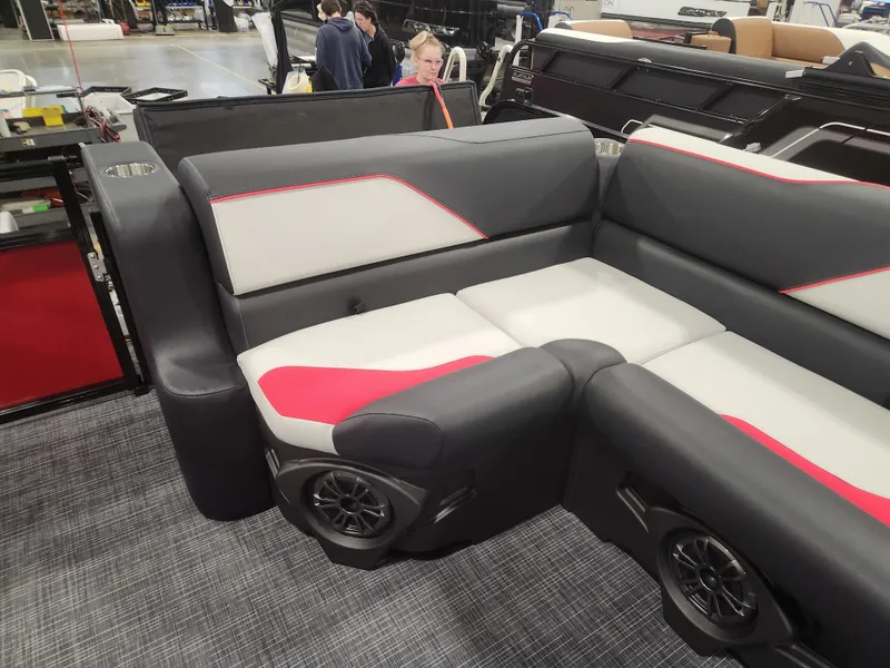 Slide: The Image of Avalon "Scarlet Shadow" Venture Cruise Rear Bench - 17 FT (16' Deck) 2027 - 8
