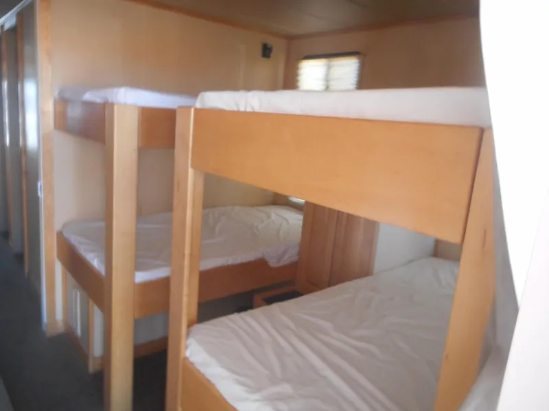 Slide: The Image of Bunk beds in 2005 Twin Anchors Caspian #3 houseboat interior. - 14