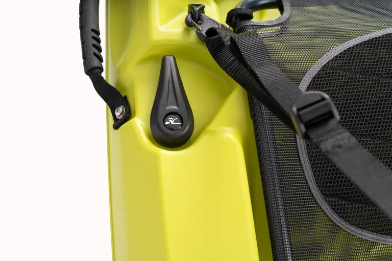 Slide: The Image of Close-up of 2023 Hobie MIRAGE PASSPORT 10.5 kayak seat and handle. - 10