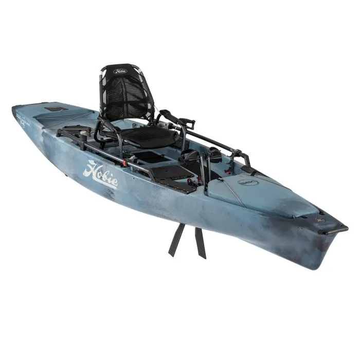 Slide: The Image of 2022 Hobie Pro Angler 14 kayak with 360 Drive Technology in blue. - 5