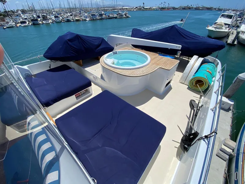 Slide: The Image of Aft deck with seadoo! Room for two. - 103