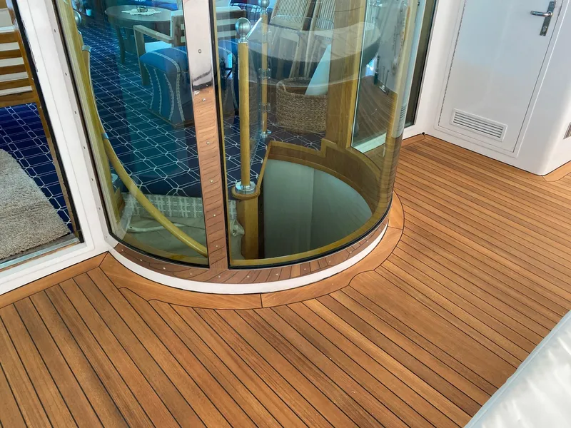 Slide: The Image of Teak decks at aft deck area - 21