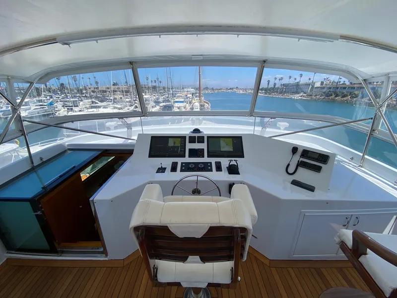 Slide: The Image of Upper helm completely rebuilt painted and installed - 90