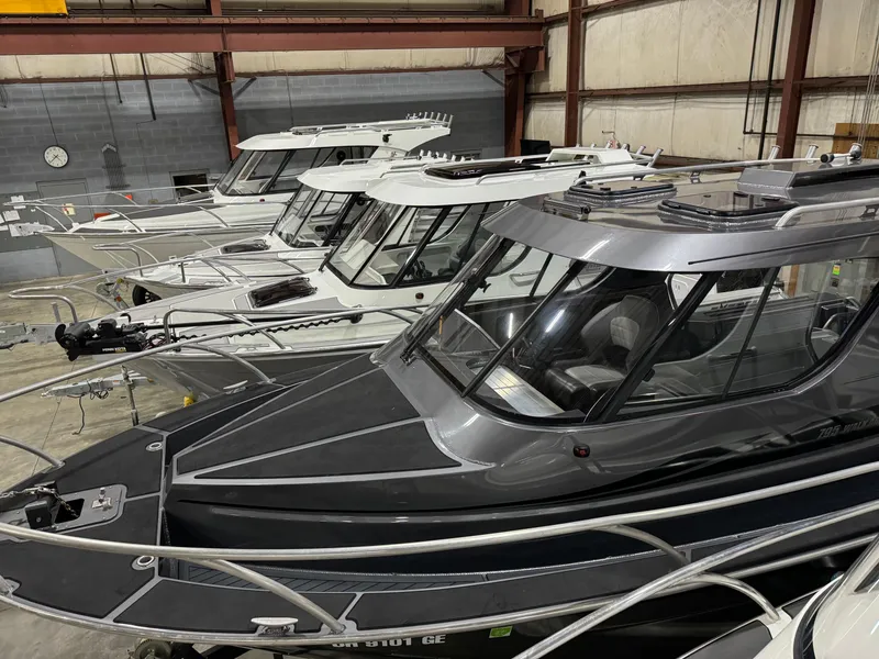 Slide: The Image of Bow view on the 2020 Extreme Boats 795 Walk Around - 1