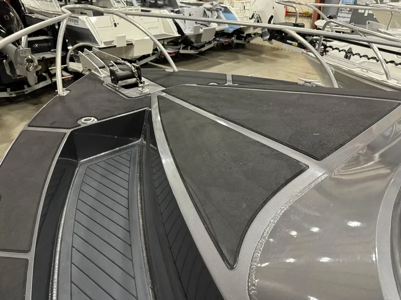 Slide: The Image of Bow Rail and Rod Holders 2020 Extreme Boats 795 Walk Around - 3