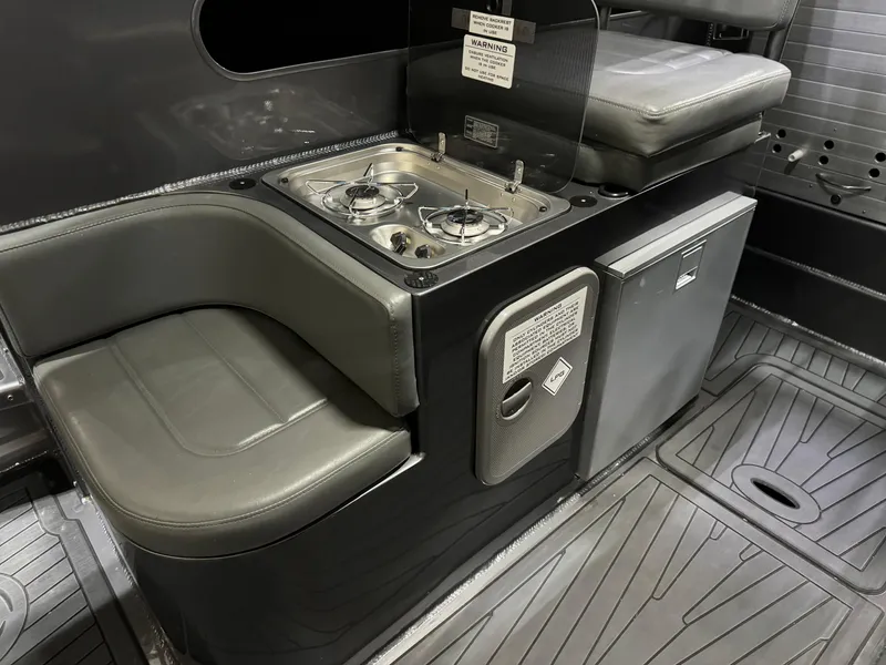 Slide: The Image of stove/range on the 2020 Extreme Boats 795 Walk Around - 7