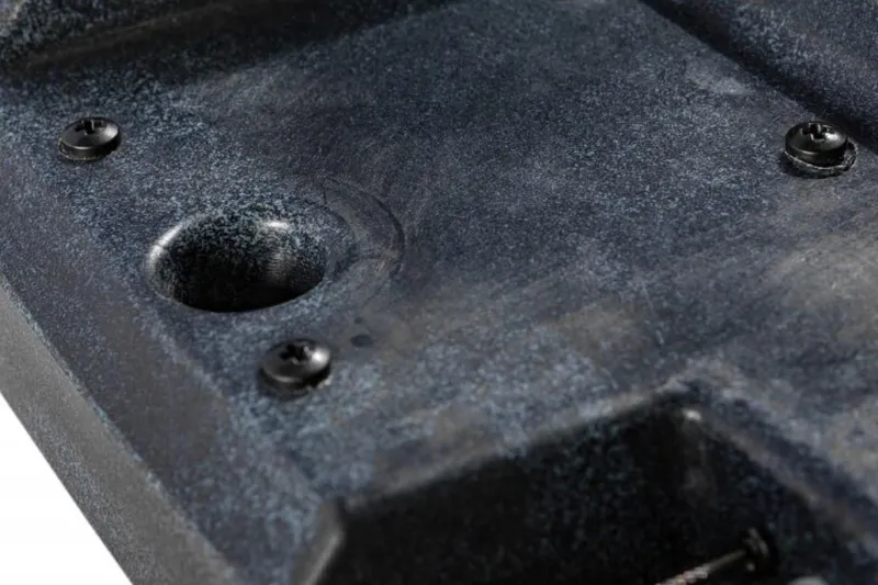 Slide: The Image of Close-up of the 2023 Old Town Sportsman Autopilot 136 kayak's textured surface. - 16