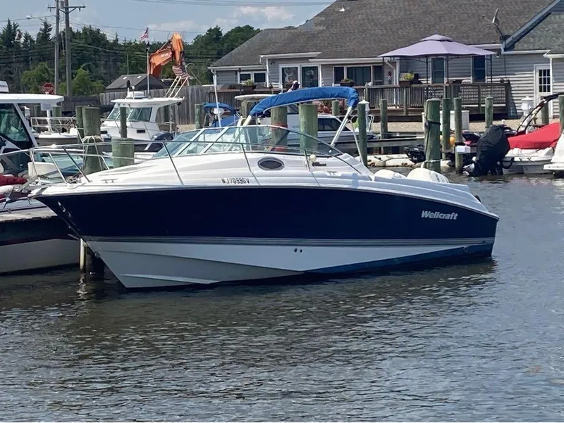The Image of 2004 Wellcraft 252 Coastal boat docked at a marina. - 1