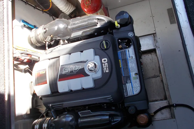 Slide: The Image of Engine compartment of 2020 Sumerset Antelope Escape Share #4 houseboat. - 36