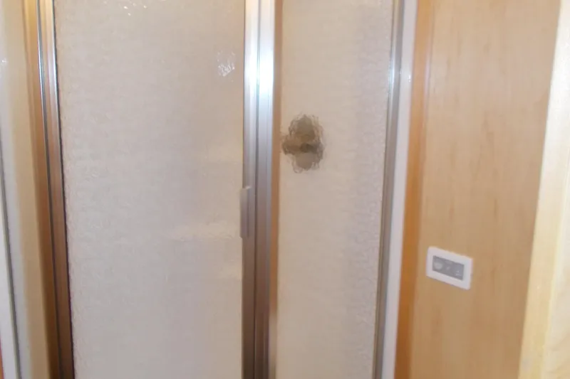 Slide: The Image of Shower area in 2020 Sumerset Antelope Escape Share #4 houseboat. - 48