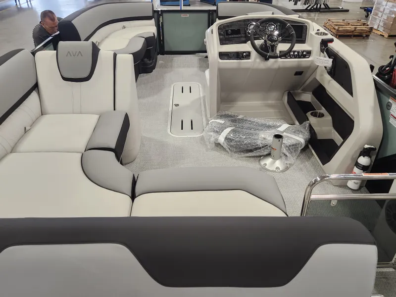 Slide: The Image of Avalon "Avente Tifania" Avalon LSZ Cruise Rear Bench - 19 FT PLUS Patio Pad 2027 - 1