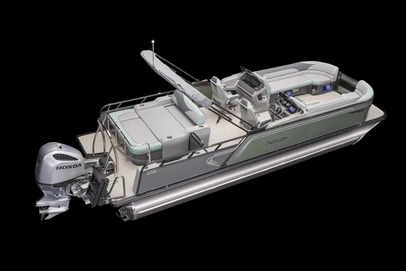 Slide: The Image of Avalon "GrandView" Avalon LSZ Versatile Rear Bench Windshield - 25 FT 2027 - 1