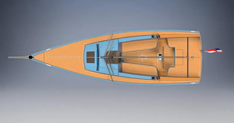 Slide: The Image of Interior of 2026 Saffier Se 27 Leisure sailboat with cozy seating and modern design. - 10
